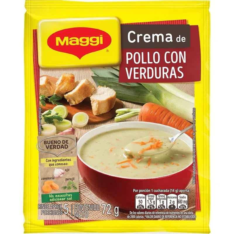 Crema Pollo  Verduras Maggi