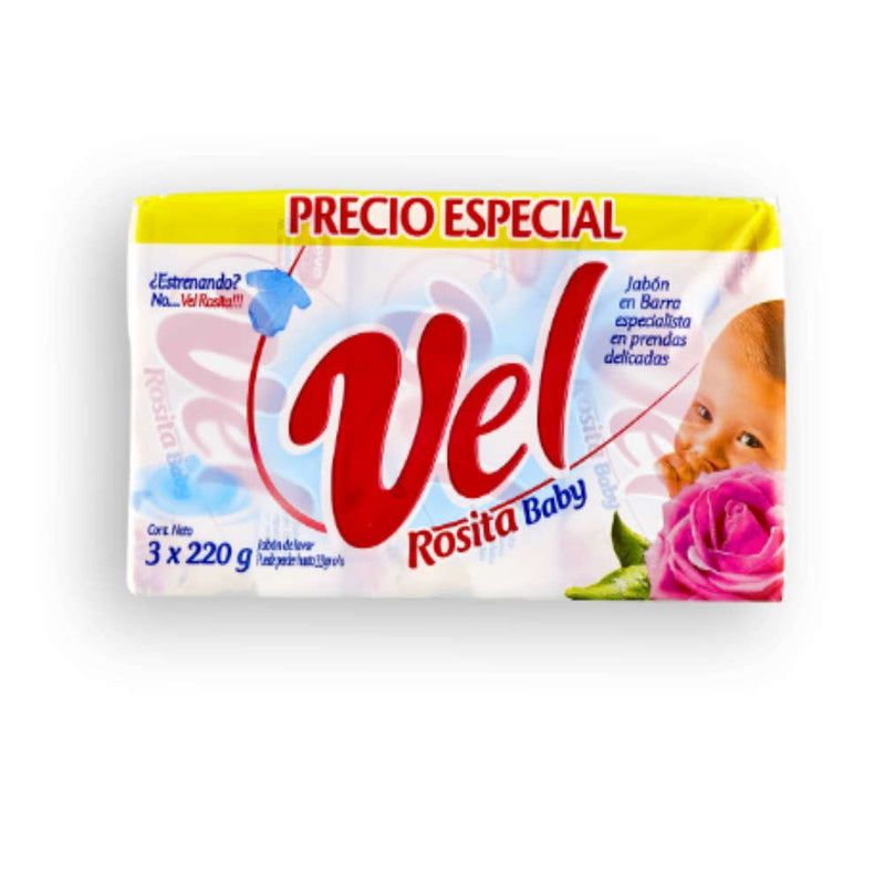 Jabón Vel Rosita Baby x3 660gr