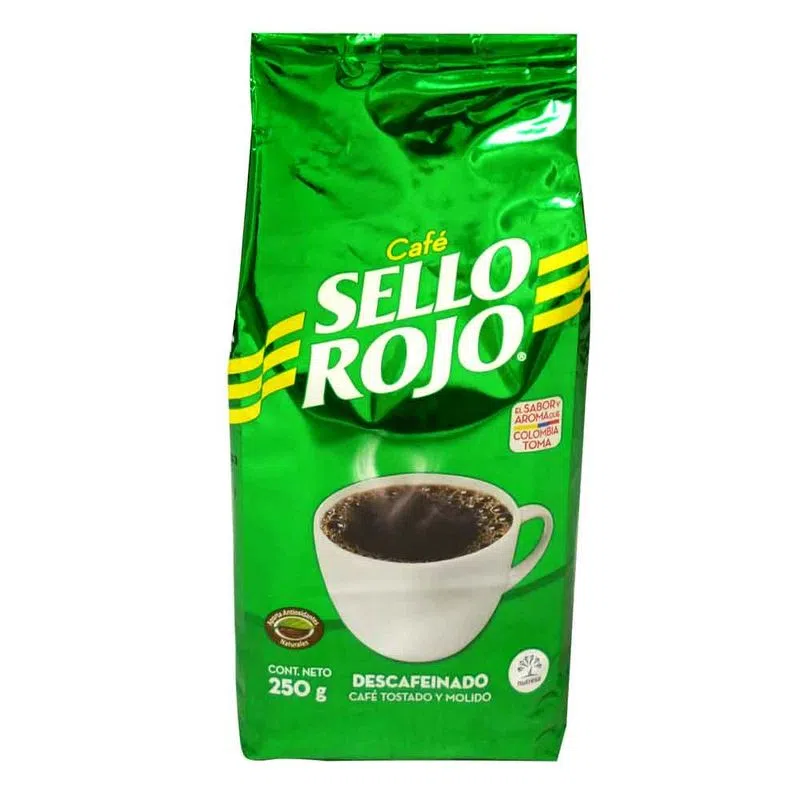 Café Sello Rojo Descafeinado 250gr