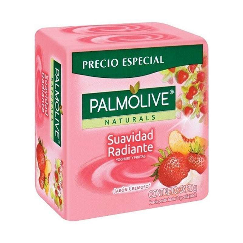 Jabón Palmolive Yoghurt y Frutas x3