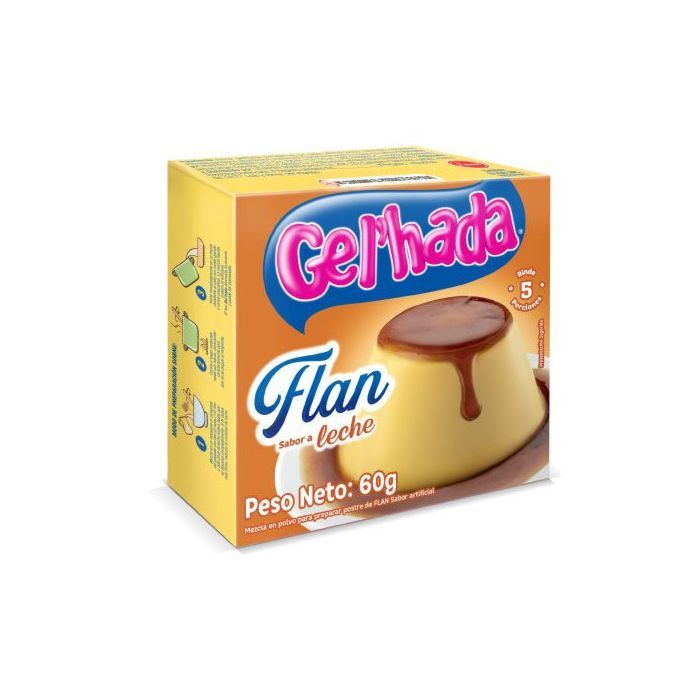 Flan Gelhada Leche 60gr