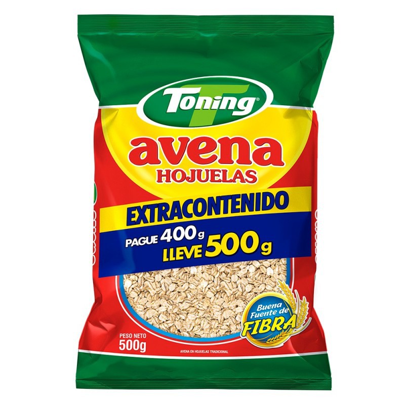 Avena Hojules Toning x 500 gr