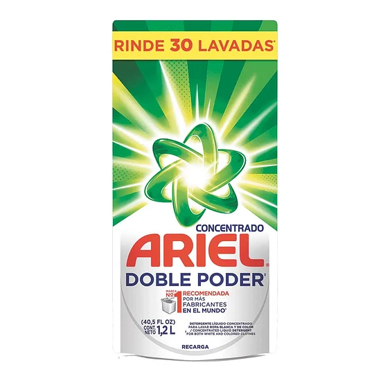 Ariel Liquido Doble Poder 1200ml