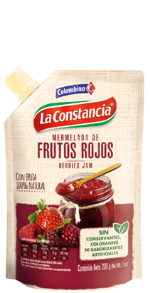 Mermelada Frutos Rojos La Constancia 200