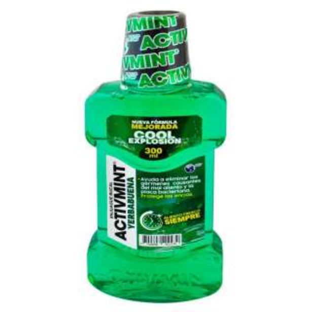 Enjuague Bucal Activmint Yerbabuena x 300