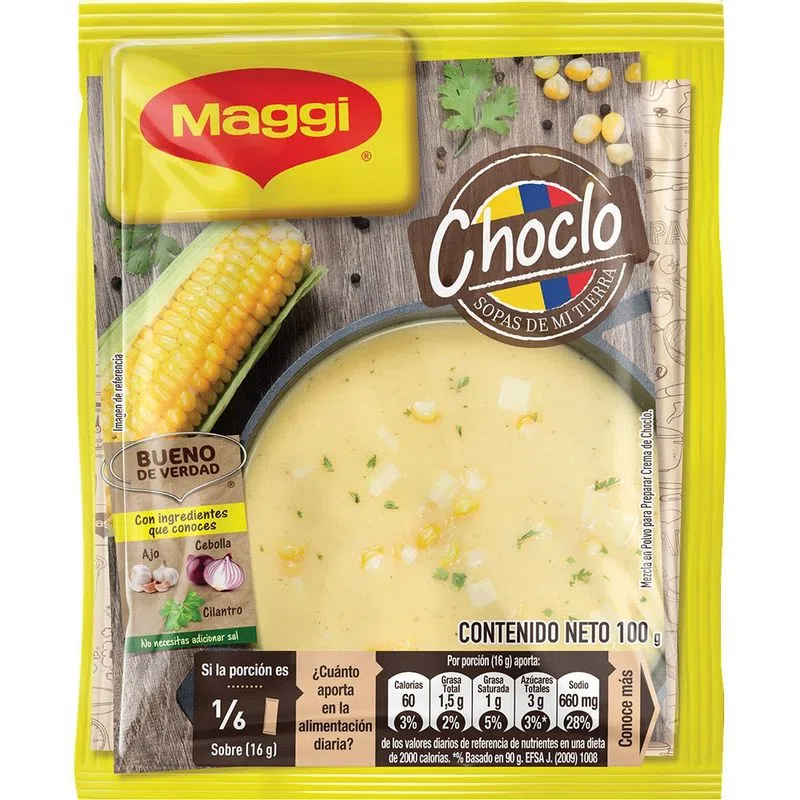 Sopa Choclo Maggi