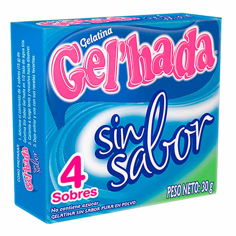 Gelatina Gelhada Sin Sabor 30gr