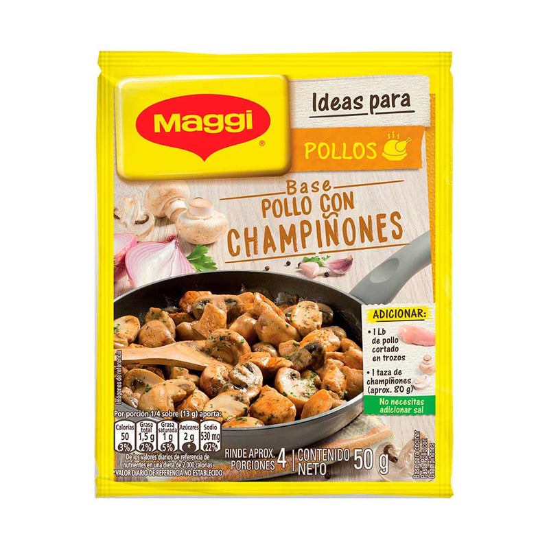 Base Pollo Champiñon Maggi