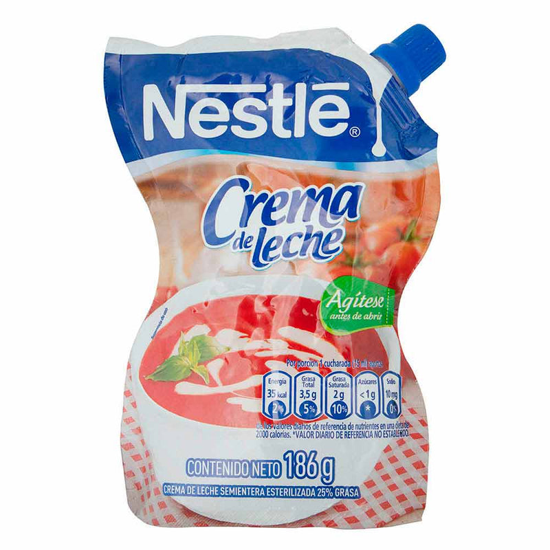 Crema de Leche Nestle 186gr