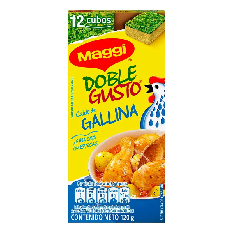 Maggi Doble Gusto 12 Cubos