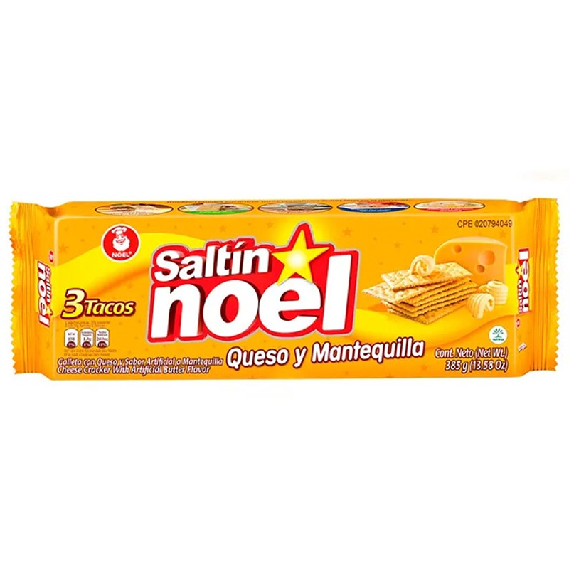 Saltin Noel Queso Mantequilla 3 Tacos