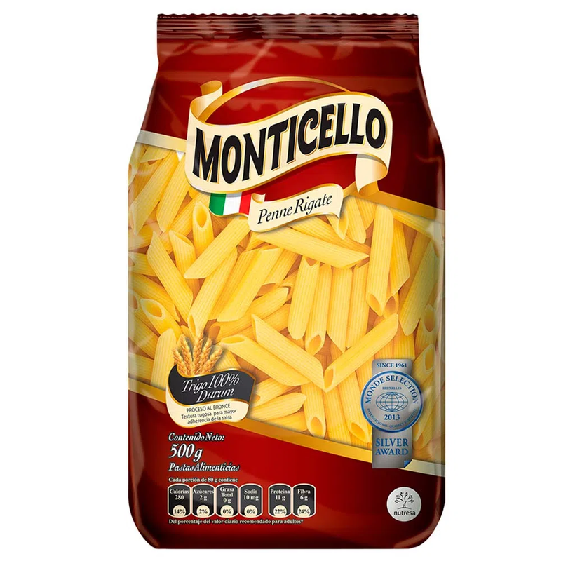 Monticello Penne Rigate 500gr