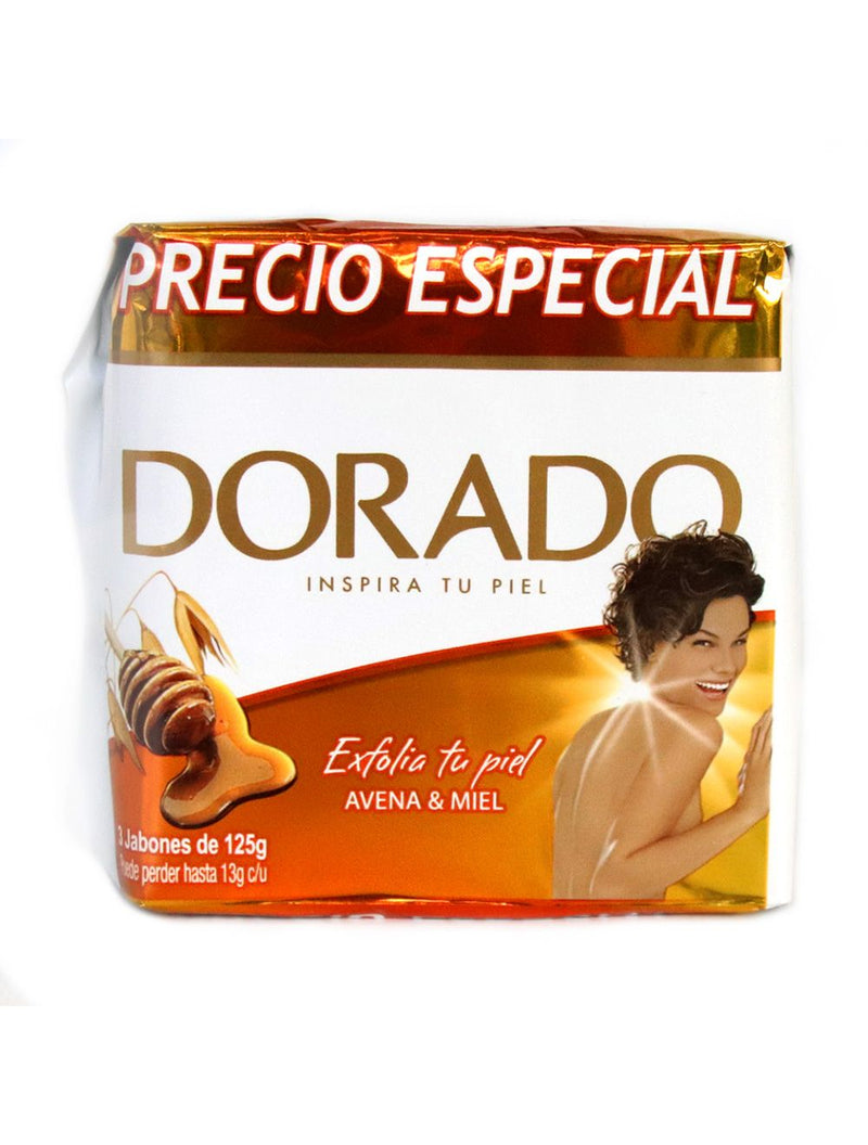 Jabón Dorado Avena y Miel x3