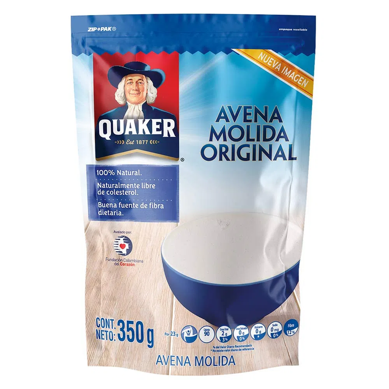 Avena Quaker Molida 350gr