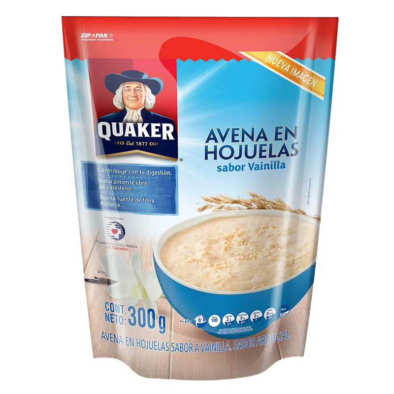 Quaker Hojuelas Vainilla 300gr