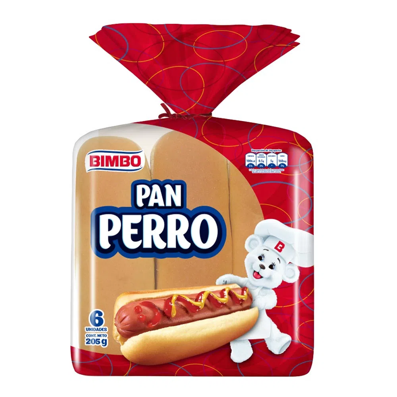 Pan Perro Bimbo x6