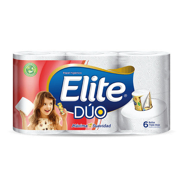 Papel Elite Mega Rollo x6