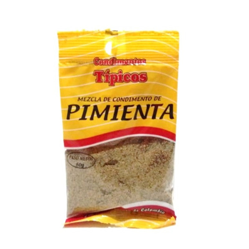 Pimienta Condimentos Típicos 60gr