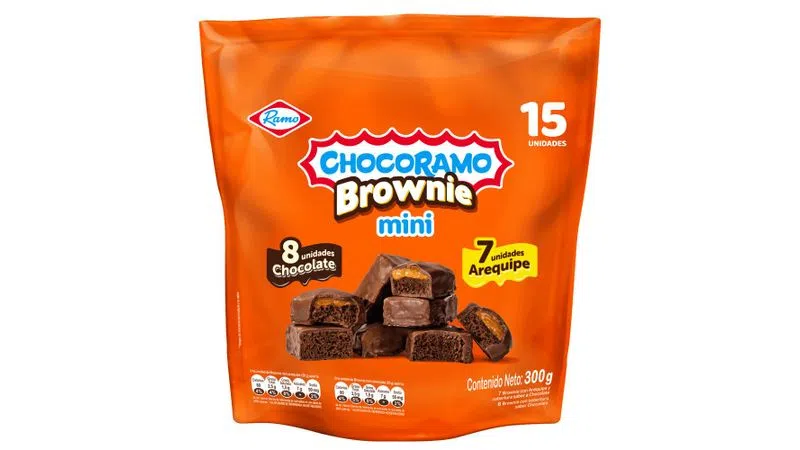 Brownie Mini Chocoramo Surtido x15