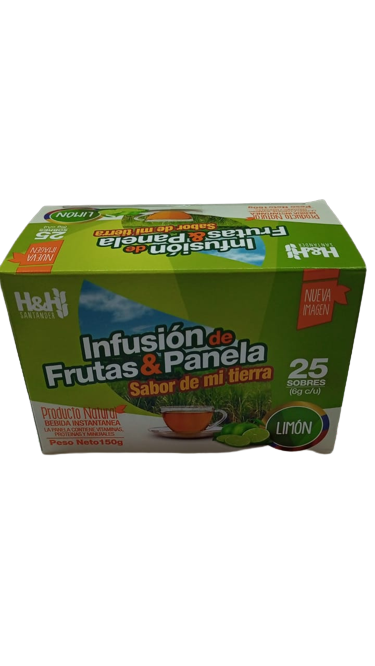 Infusion Frutas Y Panela H&H Limon x25