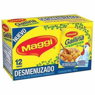 Caldo De Gallina Desmenuzado 12 Und