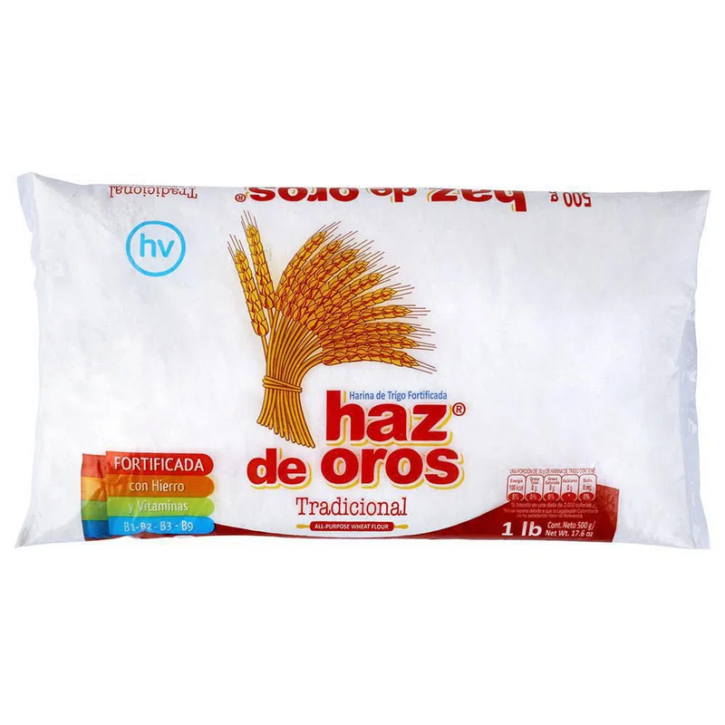 Harina de Trigo Haz de Oros 500gr