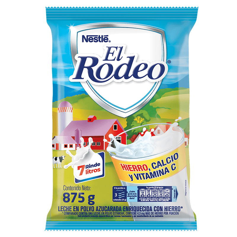 Leche en Polvo El Rodeo 875gr