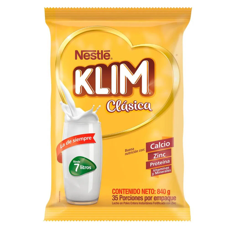 Leche en Polvo Klim Clásica 840gr