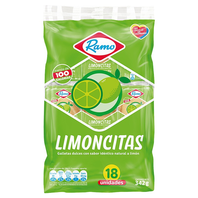 Galletas Limoncitas Ramo x18