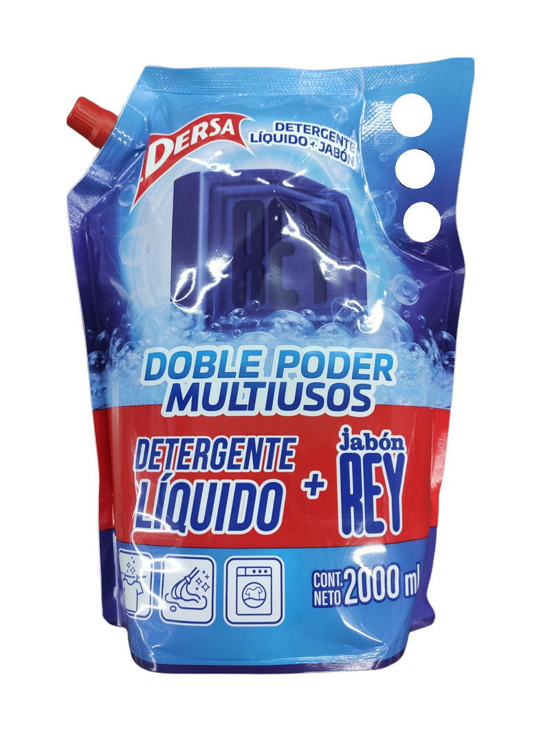 Detergente Liquido +Jabon Rey 2000 ml