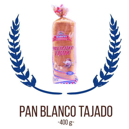 Pan Blanco Tajado Yemapan 400gr