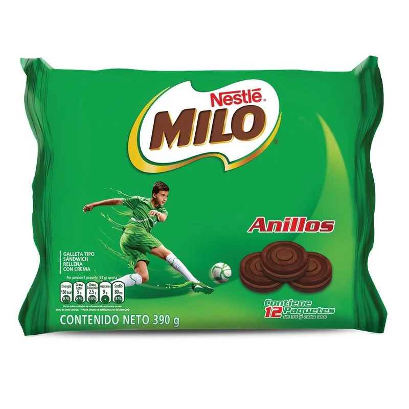 Galleta Milo Anillos x 12