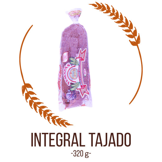 Pan Tajado Integral Yemapan 320gr