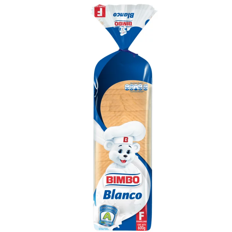 Pan Blanco Bimbo Familiar 600gr